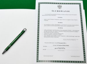 Uroczystość ślubowania w Centrum Szkolenia Straży Granicznej 