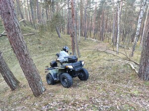 Szkolili z zakresu bezpiecznego korzystania z pojazdów typu ATV w Morskim Oddziale SG 