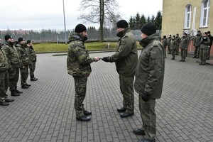 Finał szkoleń w zakresie szkoły chorążych w CSSG 
