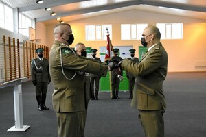 Uroczystość pożegnania z mundurem 