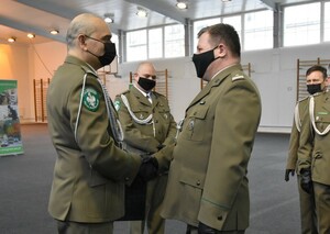 Uroczystość pożegnania z mundurem 