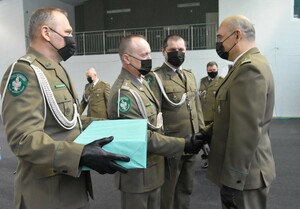 Uroczystość pożegnania z mundurem 