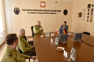 Wizyta Oficera Łącznikowego Policji Federalnej Niemiec w Centrum Szkolenia SG 
