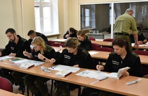 Zakończenie szkolenia w zakresie szkoły chorążych w Centrum Szkolenia SG 