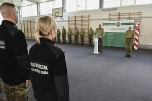 Zakończenie szkolenia w zakresie szkoły chorążych w Centrum Szkolenia SG 