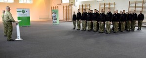 Zakończenie szkolenia w zakresie szkoły chorążych w Centrum Szkolenia SG 