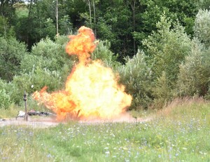 Finał rozpoznania minersko-pirotechnicznego 