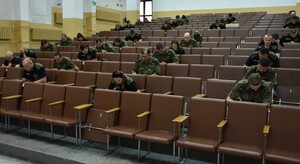 Wręczenie świadectw szkoły chorążych 