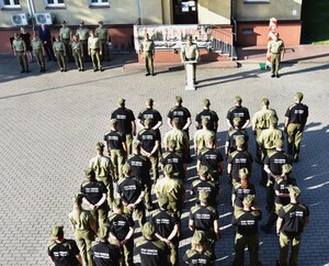 Przyszli oficerowie rozpoczęli szkolenie w Centrum Szkolenia Straży Granicznej 