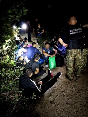 Funkcjonariusze kętrzyńskich jednostek SG zatrzymali ponad 280 nielegalnych migrantów 
