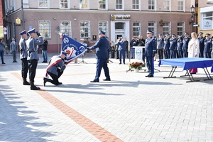 Nadanie sztandaru KPP w Bartoszycach 