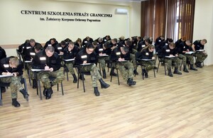Egzaminy kończące szkolenie podstawowe funkcjonariuszy Straży Granicznej 