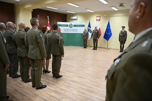 Uroczyste pożegnanie z mundurem 