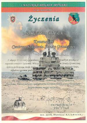 Dziękujemy za pamięć i życzenia z okazji Święta Straży Granicznej 