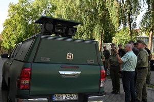 Przedstawiciele estońskiej Policji i Straży Granicznej w CSSG 