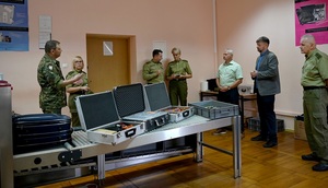 Przedstawiciele estońskiej Policji i Straży Granicznej w CSSG 