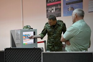 Przedstawiciele estońskiej Policji i Straży Granicznej w CSSG 
