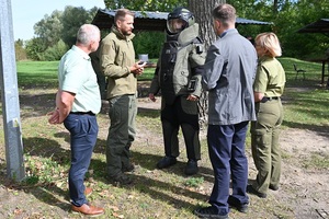Przedstawiciele estońskiej Policji i Straży Granicznej w CSSG 