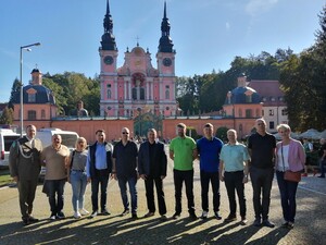 Przedstawiciele estońskiej Policji i Straży Granicznej w CSSG 
