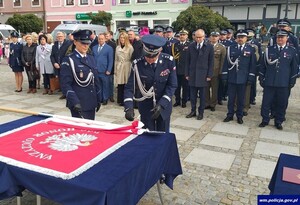 Nadanie Sztandaru Komendzie Powiatowej Policji w Nidzicy 