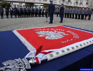 Nadanie Sztandaru Komendzie Powiatowej Policji w Nidzicy 