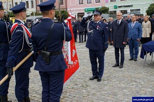 Nadanie Sztandaru Komendzie Powiatowej Policji w Nidzicy 
