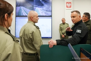 Uruchomienie bariery elektronicznej, zdj. Marek Borawski/KPRP 