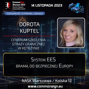 konferencja CommonSign poświęcona tematyce cyfrowej tożsamości 
