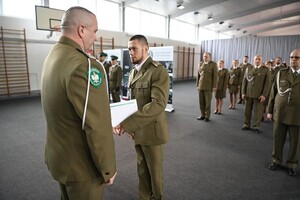 Pożegnanie z mundurem funkcjonariuszy CSSG 