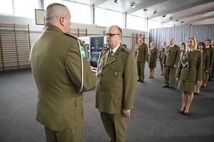 Pożegnanie z mundurem funkcjonariuszy CSSG 