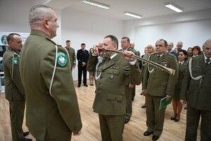 Uroczyste pożegnanie ze służbą 