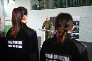 Funkcjonariusze Straży Granicznej rozpoczęli szkolenie chorążych 