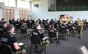 Uroczyste zakończenie szkolenia chorążych 