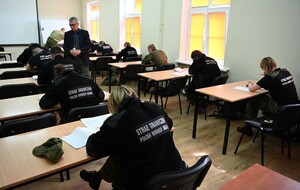 Uroczyste zakończenie szkolenia chorążych 