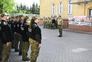 Uroczyste zakończenie szkolenia chorążych 