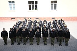 Uroczyste zakończenie szkolenia chorążych 