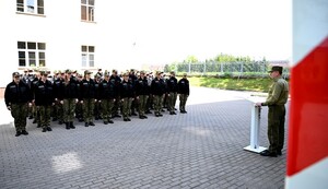 Uroczyste zakończenie szkolenia chorążych 