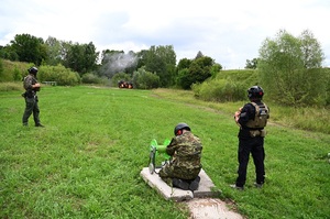 Ćwiczenia z rozpoznania minerów-pirotechników 