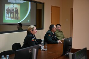 Przedstawiciele litewskiej Szkoły Służby Ochrony Granicy Państwowej 