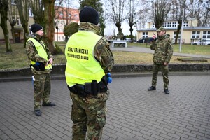 Słuchacze podczas egzaminu 