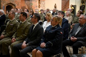 Uczestnicy spotkania podczas prelekcji w Muzeum im. Wojciecha Kętrzyńskiego 