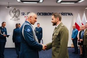 Strażnicy Graniczni wyróżnieni przez SOP/ zdj. SOP 