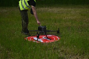 Bezzałogowy statek powietrzny wykorzystywany podczas ćwiczeń 