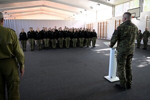Uroczyste zakończenie szkolenia chorążych 
