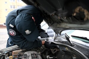 Funkcjonariusz sprawdzający pojazd 