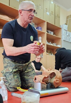 Ćwiczyli udzielanie pierwszej pomocy