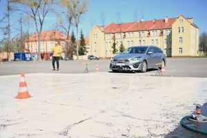 Zajęcia na placu manewrowym 