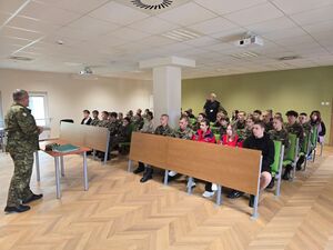 Młodzież podczas zajęć 