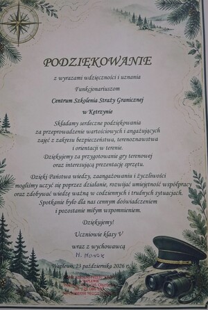 Niezwykła lekcja przetrwania 
