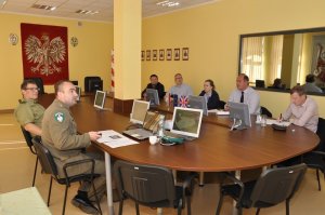 Wizyta ekspertów Agencji ds. Przestępczości Wielkiej Brytanii w Centrum Szkolenia SG 